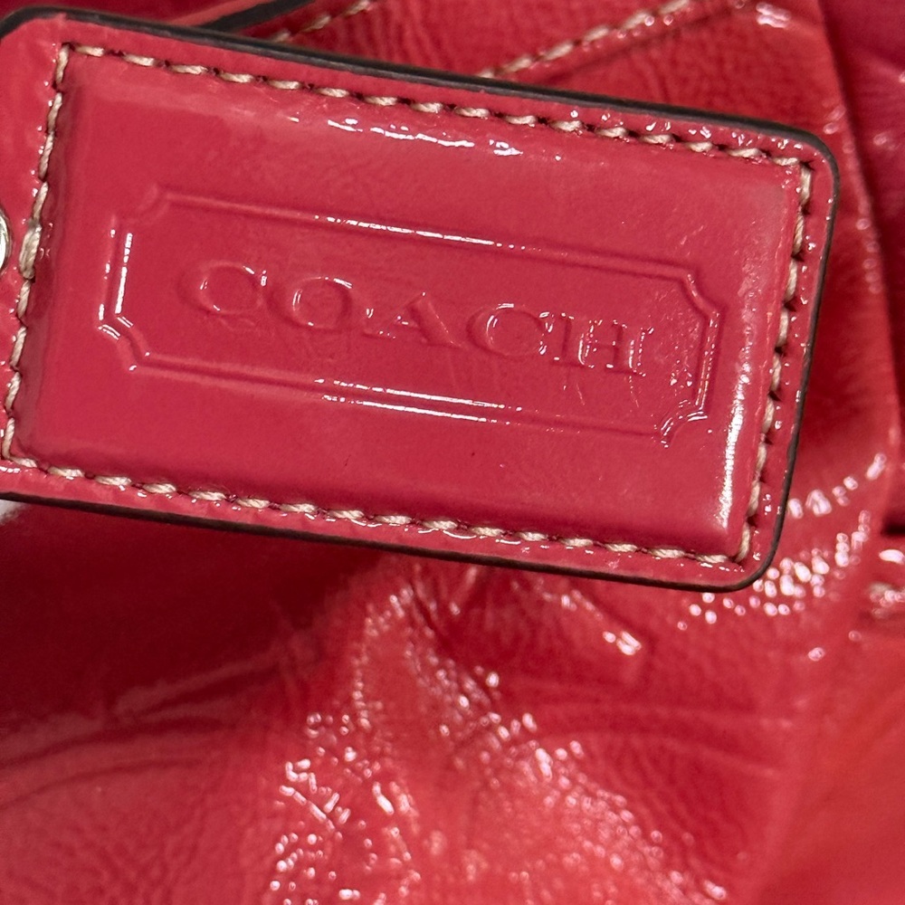 Authentic Coach Rose Patent Leather Monogram Tote Bag! EUC! - Picture 10 of 15